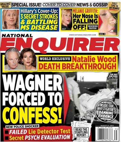 Cover of National Enquirer Magazine