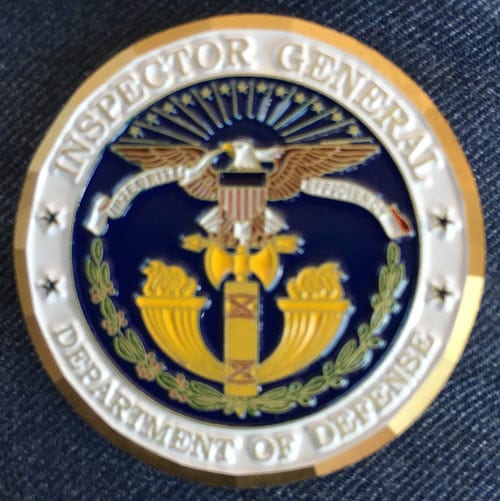 Department of Defense Crest Enamel Pin
