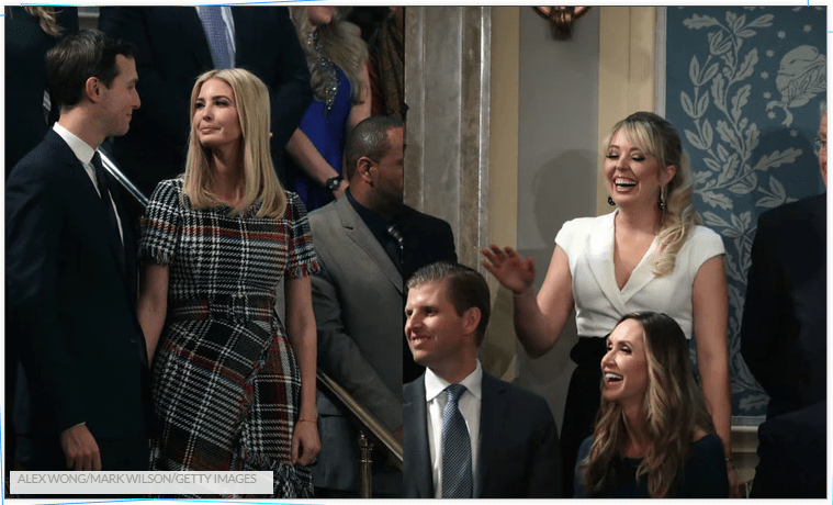 Ivanka & Tiffany Trump At The State Of The Union